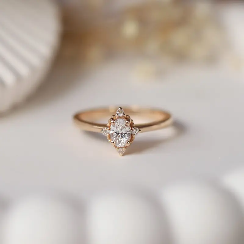 0.35 Karat E VS2 GIA Sertifikalı Özel Tasarım Mini Selius Pırlanta Yüzük