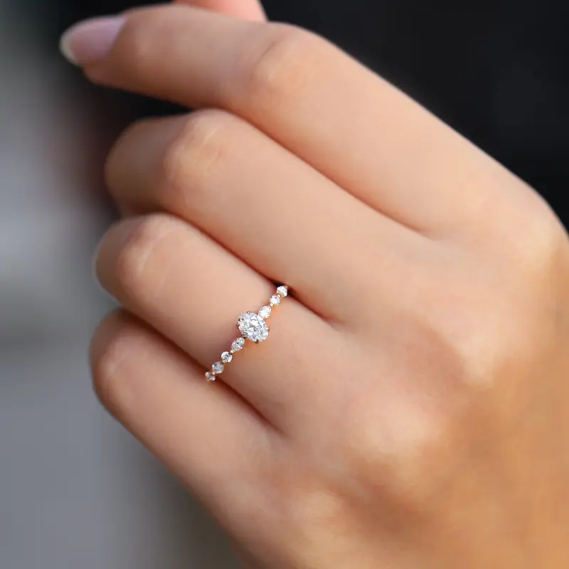 0.50 Karat D VS2 GIA Sertifikalı Vintage Elena Pırlanta Yüzük