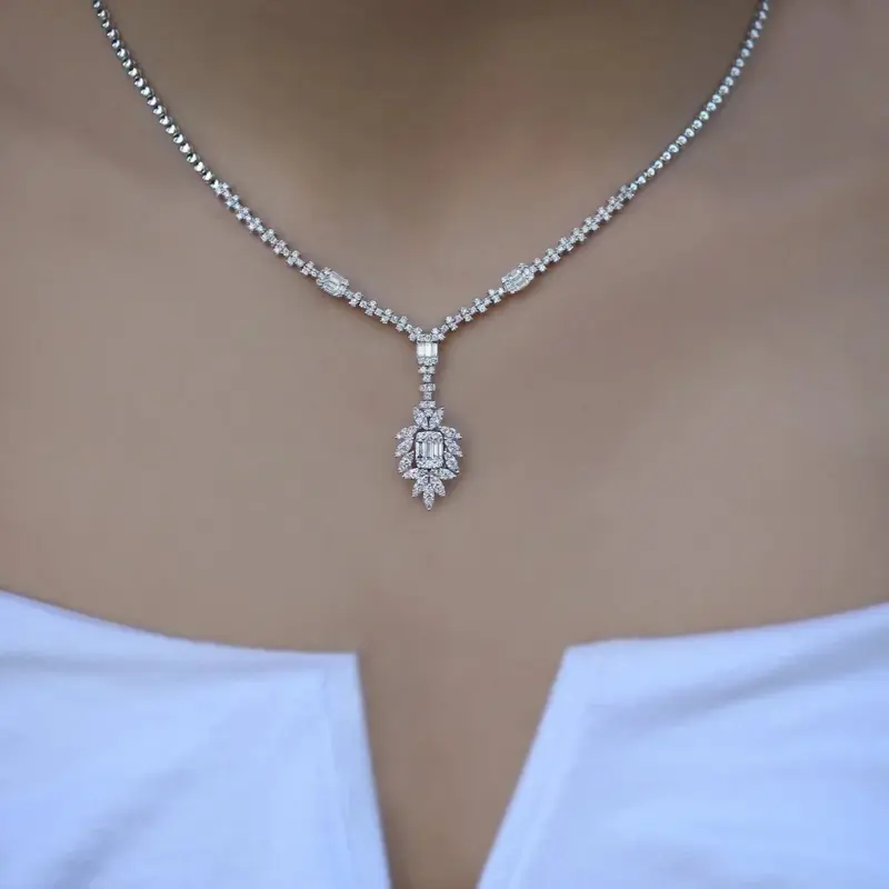 1.80 Karat Özel Tasarım Pırlanta Gerdanlık