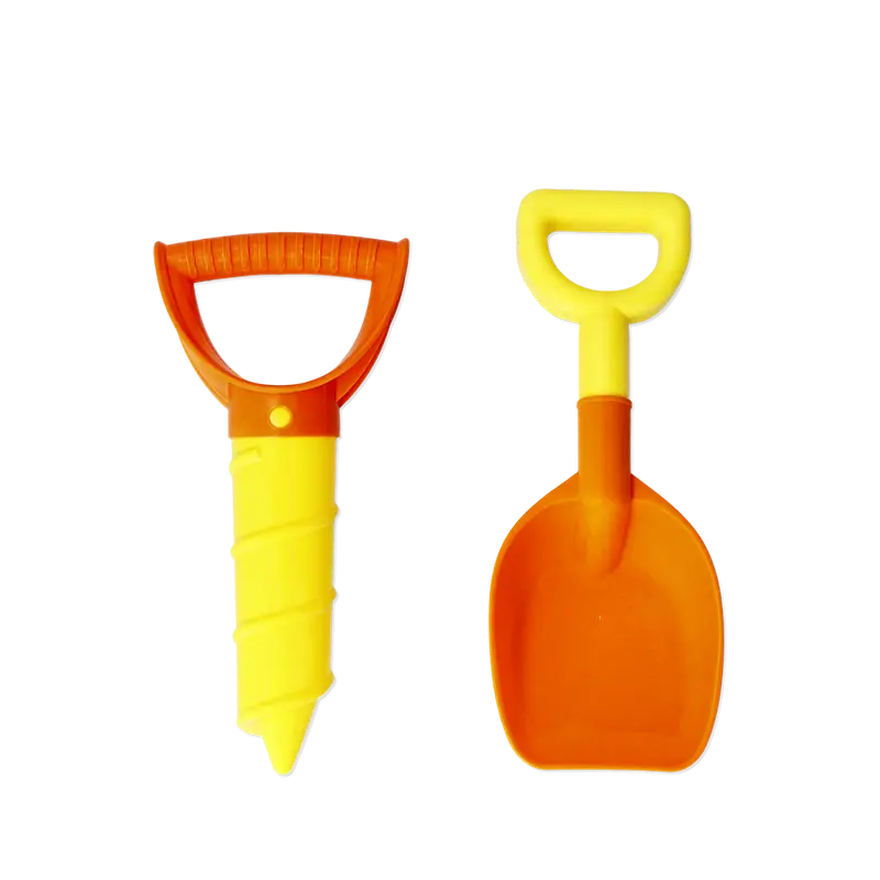 2'li Sarı Plastik Kum Oyuncağı Seti