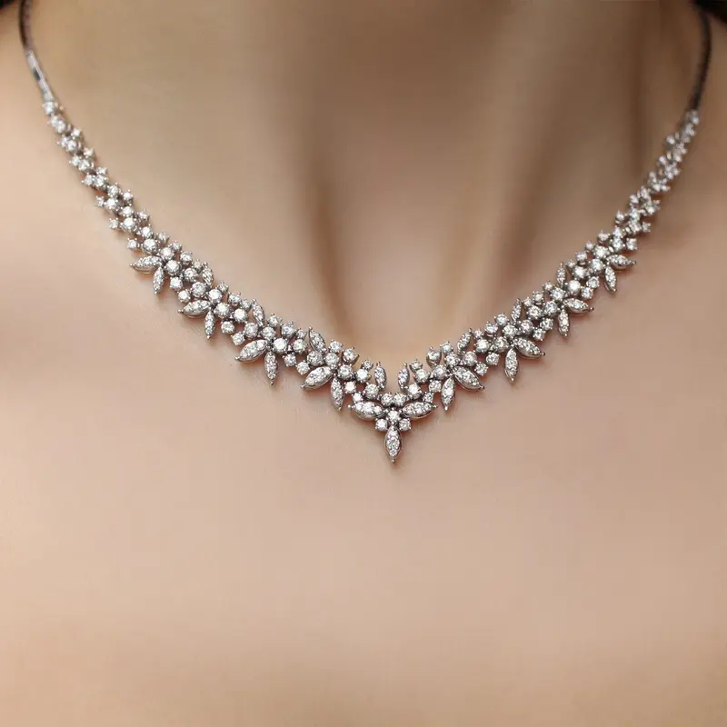 5.95 Karat Özel Tasarım Pırlanta Gerdanlık
