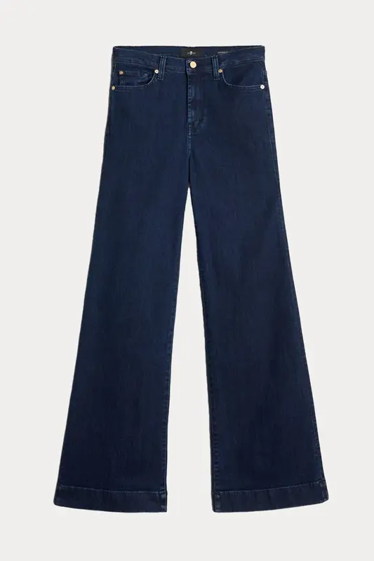 7 For All Mankind Dojo Yüksek Bel Yıkamalı Jeans