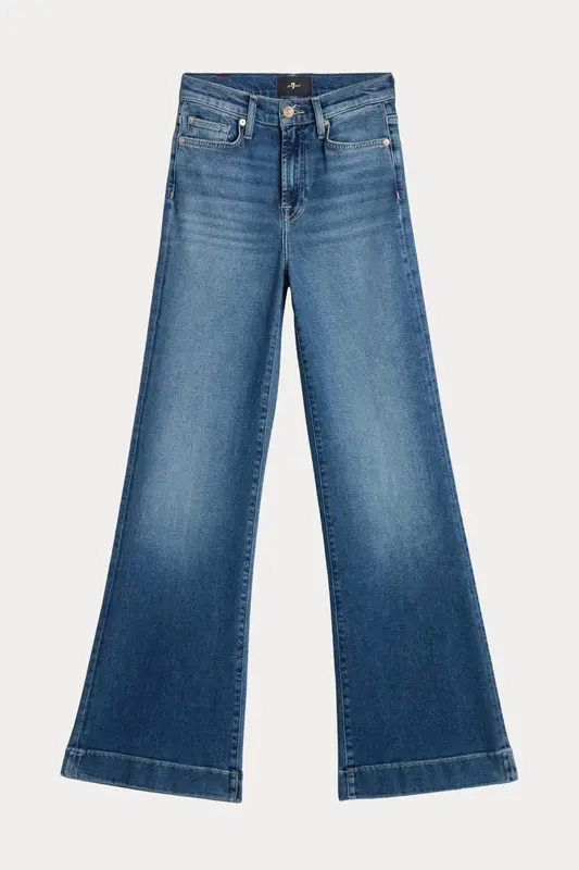 7 For All Mankind Flare Streç Yıkamalı Jeans