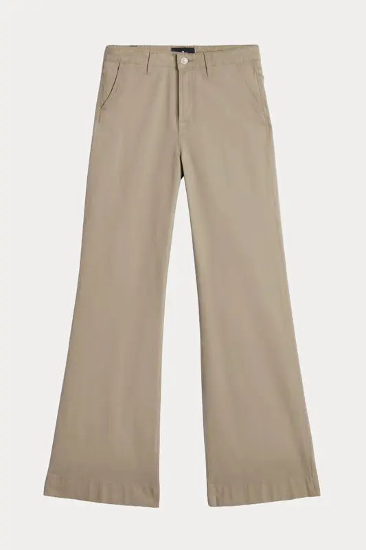 7 For All Mankind Yüksek Belli Streç Flare Pantolon