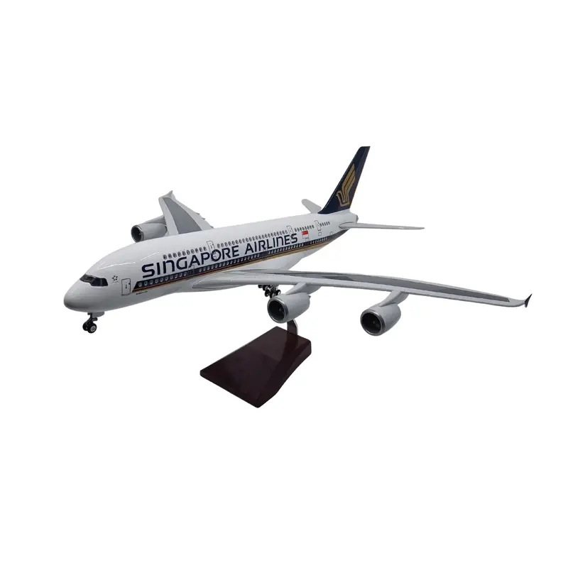 Airbus A380 Model Maket Uçak Singapore Airlines 1/160 Ölçekli