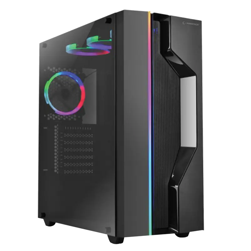 ALPHA-X - ARGB Fanlı 600W 80 Plus Bronze Oyuncu Kasası