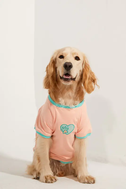 Amalfi Köpek T-Shirt - Somon