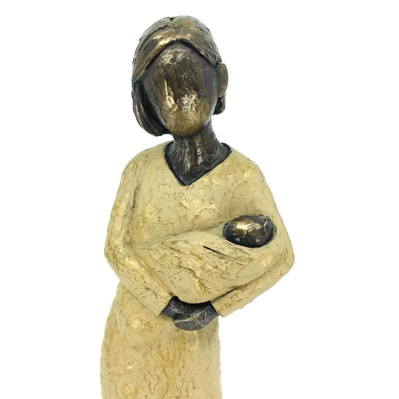 Anne ve Bebeği Soyut Biblo