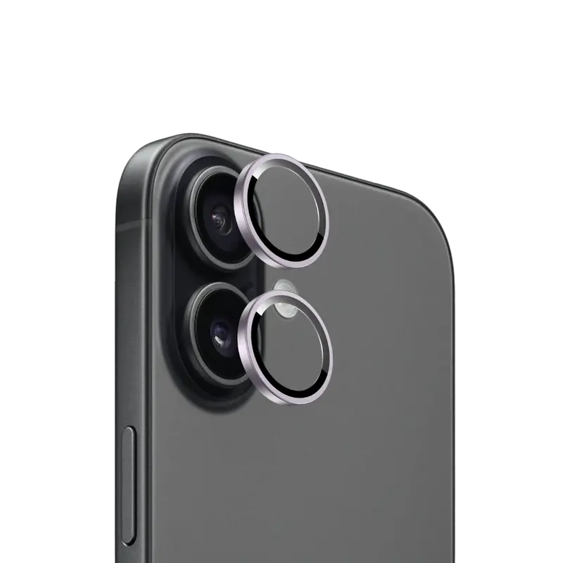 Apple iPhone 17 Bright PVD Metal Kamera Lens - Lila