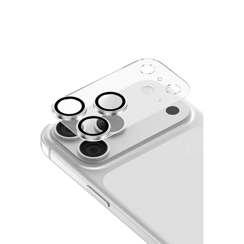 Apple iPhone 17 Pro Max Reggio Kamera Lens - Gümüş