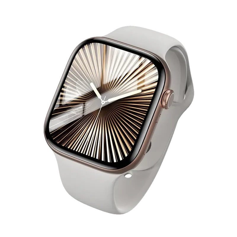 Apple Watch 46mm 3D Nano Flex Saat Ekran Koruyucu - Şeffaf