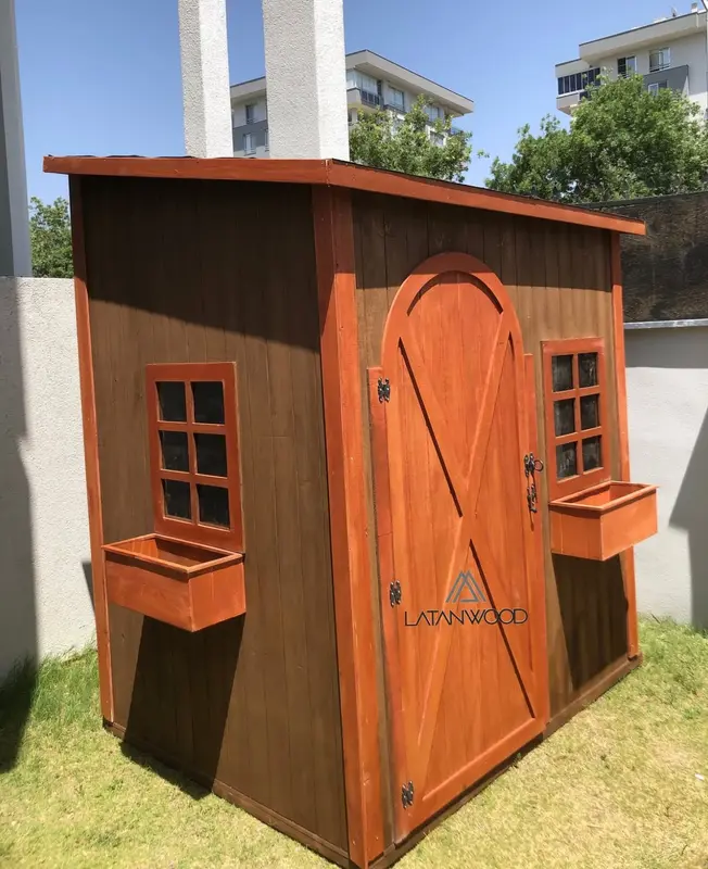Astor Çiçeklikli Ahşap Bahçe Depolama Kulübesi