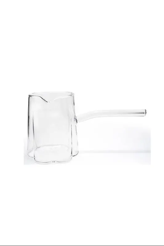 Ateşe Dayanıklı Cam Cezve Borosilikat Cam Cezve 400 ml -CZV05