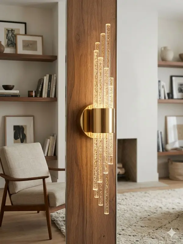 BACKHOME Matrix 8 Melodi LED Duvar Apliği Gold Gün ışığı