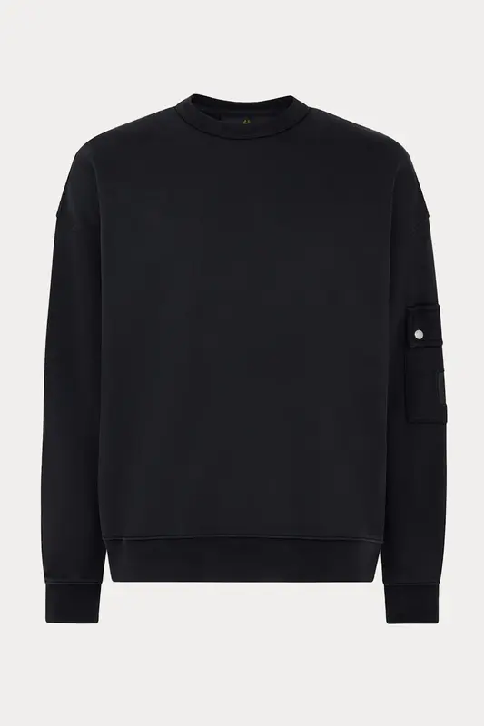 Belstaff Relaxed Fit Cep Detaylı Sweatshirt