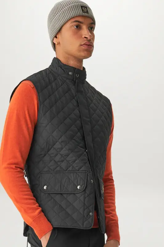 Belstaff Waistcoat Kapitone Yelek