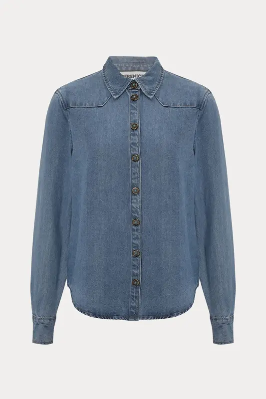 Berenice Regular Fit Denim Gömlek
