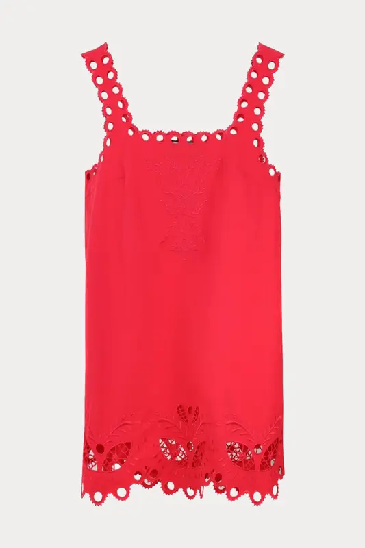 Berenice Rizzy Regular Fit Dantel Nakış Mini Elbise