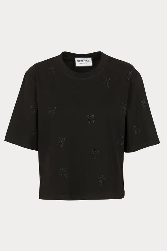 Berenice Wingsall Comfort Fit Kanat Desenli T-shirt