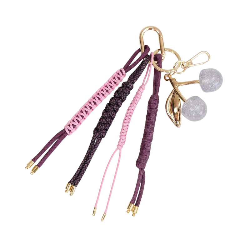 Berry Bloom El Yapımı Örgü Dokulu Çanta Süsü – RopeCharm (Bag Charm) | Happyangels