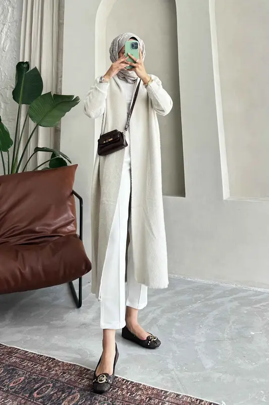 Blenda Angora Hırka Taş