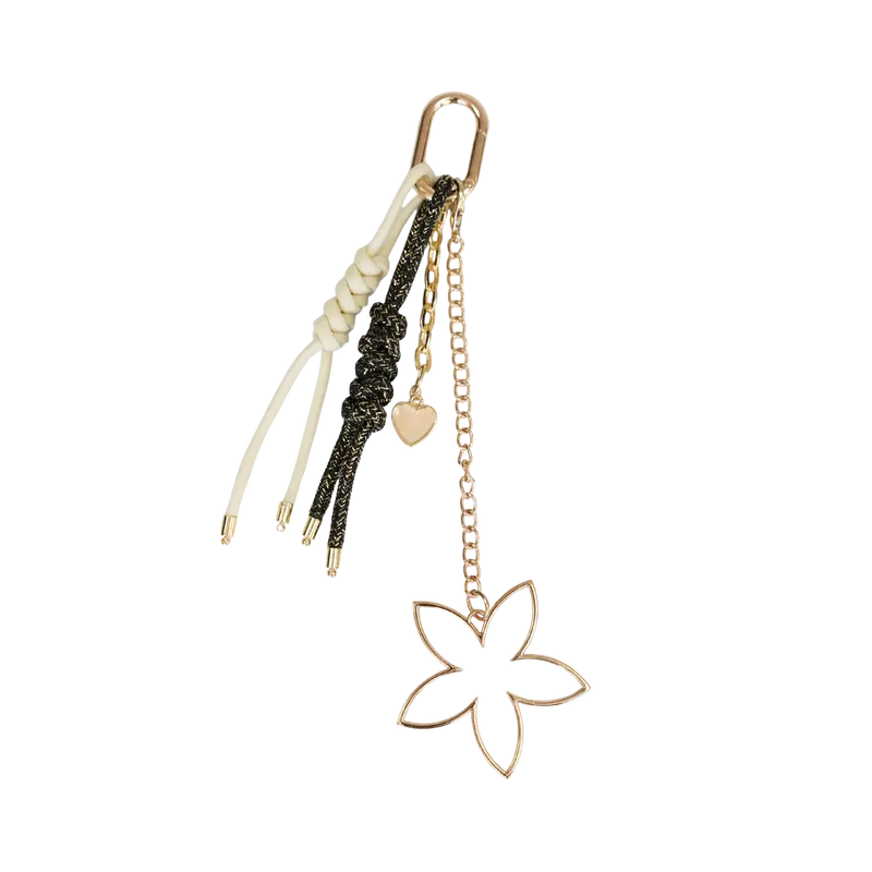 Bloom Line El Yapımı Örgü Dokulu Çanta Süsü – RopeCharm (Bag Charm) | Happyangels