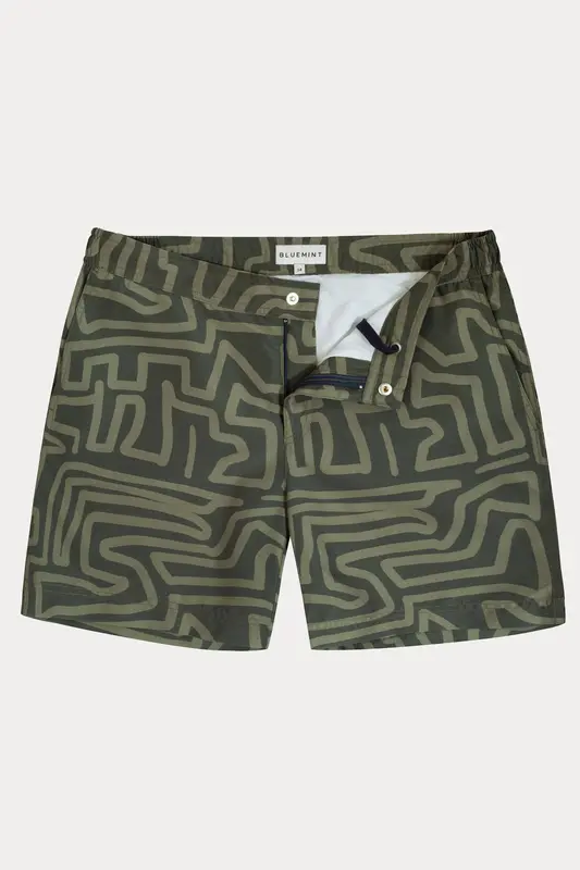 Bluemint Bond Army Maze Şort Mayo