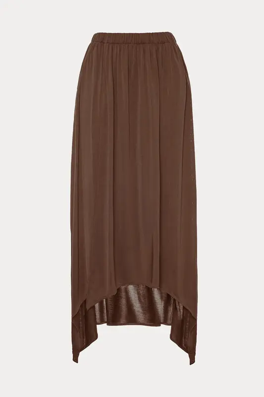 Bsb Regular Fit Beli Lastikli Midi Etek