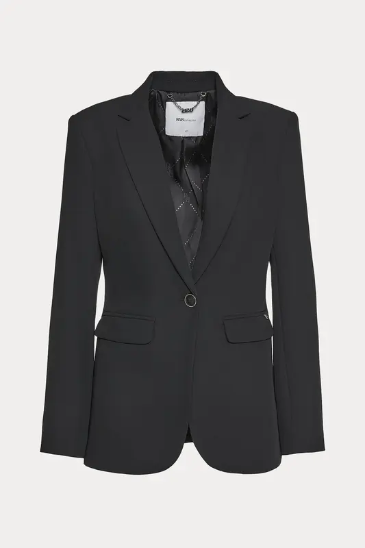 Bsb Regular Fit Tek Düğmeli Blazer Ceket