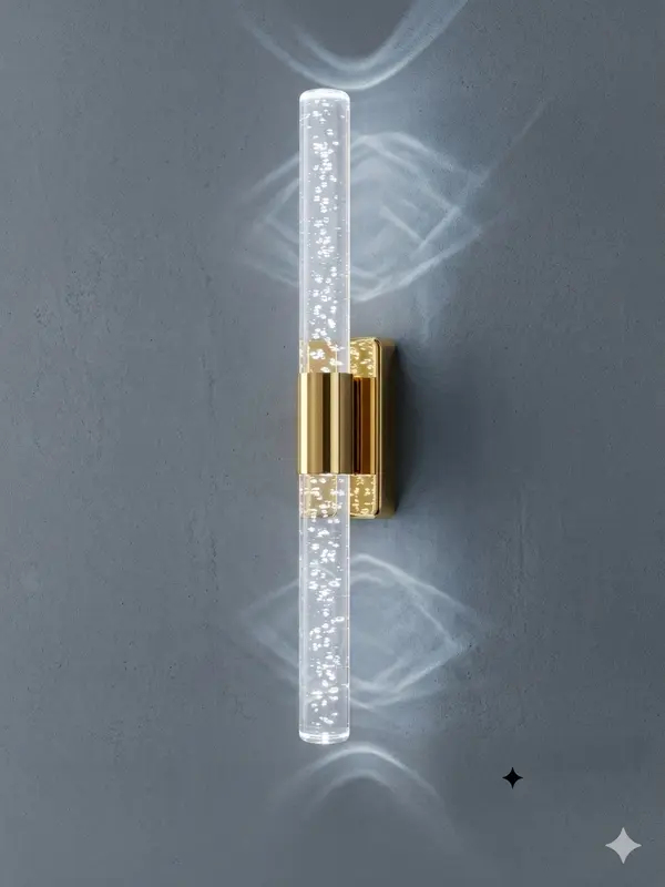 Bubblelight Medium 40 cm Modern Tasarım LED Aplik - Duvar Lambası - Gold -  Elektrikli - Beyaz LED