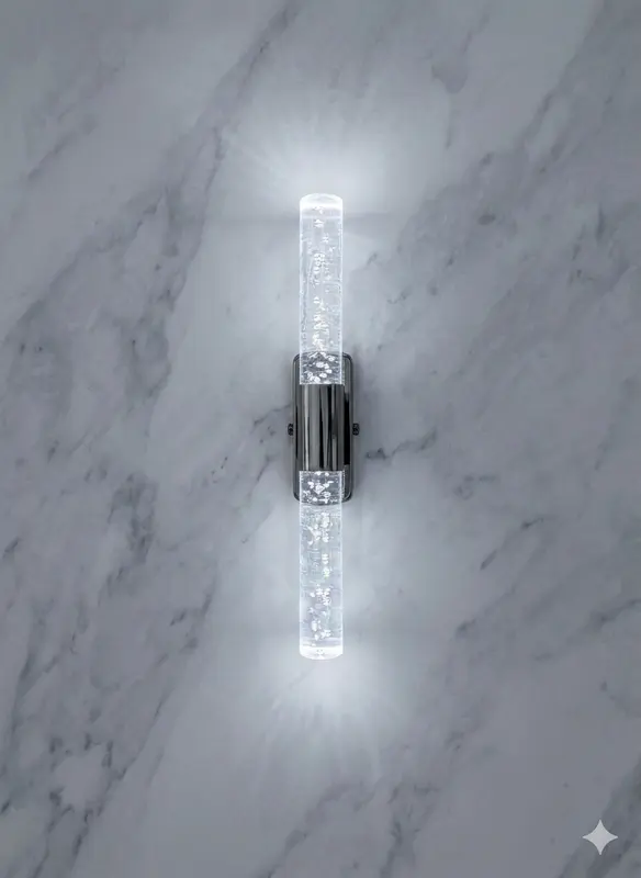 Bubblelight Small 31 cm Modern Tasarım LED Aplik - Duvar Lambası - Antrasit -  Elektrikli - Beyaz LED