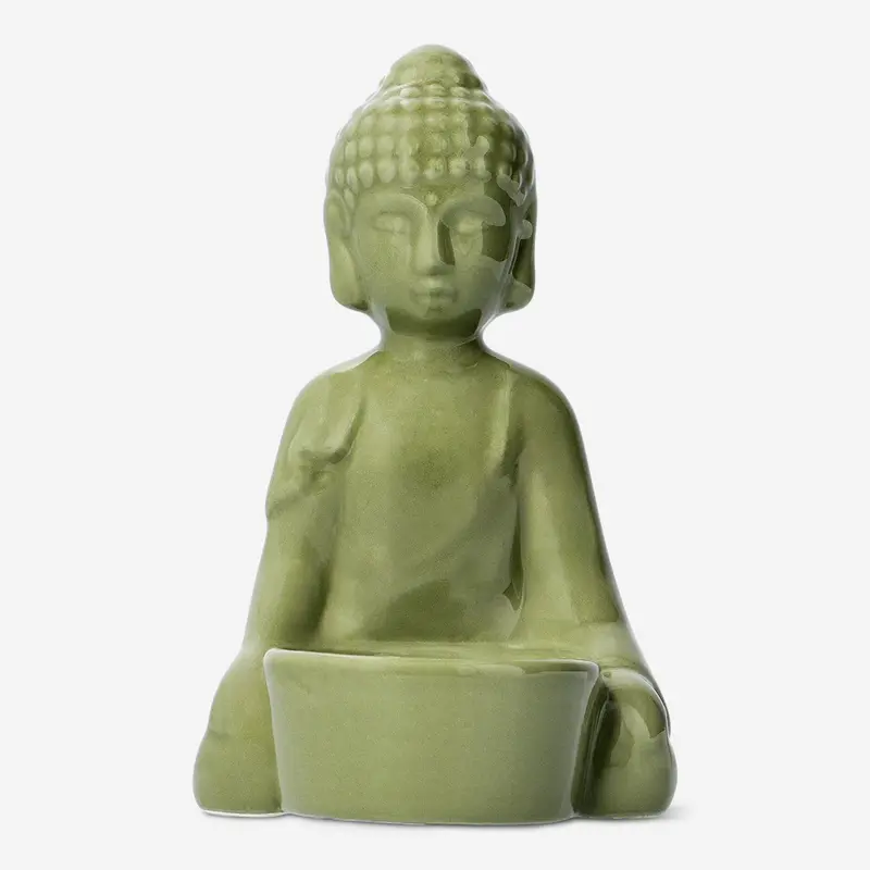 Buda Şekilli Seramik Tealight Tutucu