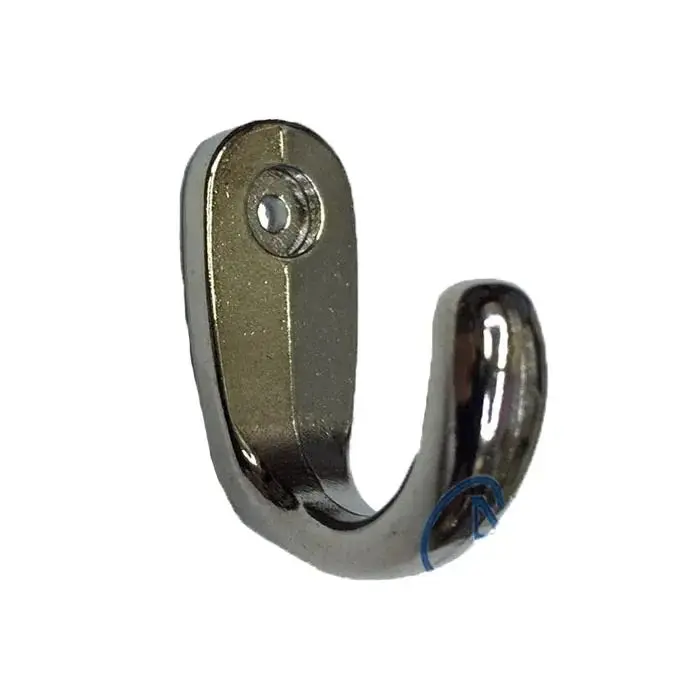 Büyük Tekli Fincan Askı, Dekor Askısı Nikel, 12x23x30 Mm