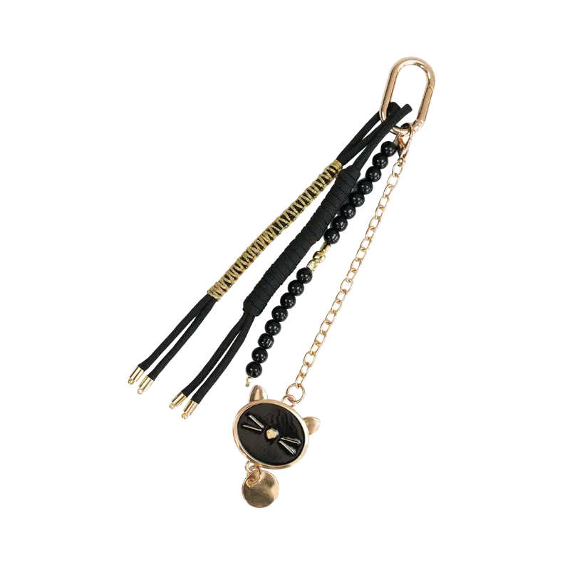 Cat Walk El Yapımı Örgü Dokulu Çanta Süsü – RopeCharm (Bag Charm) | Happyangels