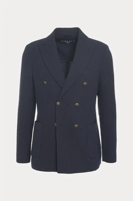 Circolo 1901 Slim Fit Kruvaze Yün Blazer Ceket