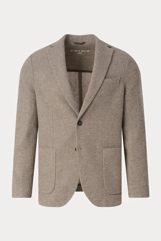 Circolo 1901 Slim Fit Spor Cepli Kaşmir Yün Blazer Ceket