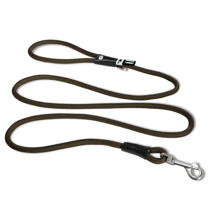 CURLI STRETCH COMFORT KÖPEK LEASH BROWN