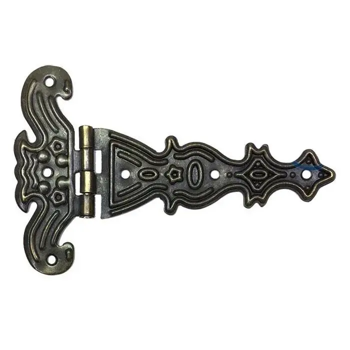 Dekoratif, Sac Tek Kuyruklu Menteşe 69x102 Mm, Büyük, Antik, 1 Adet
