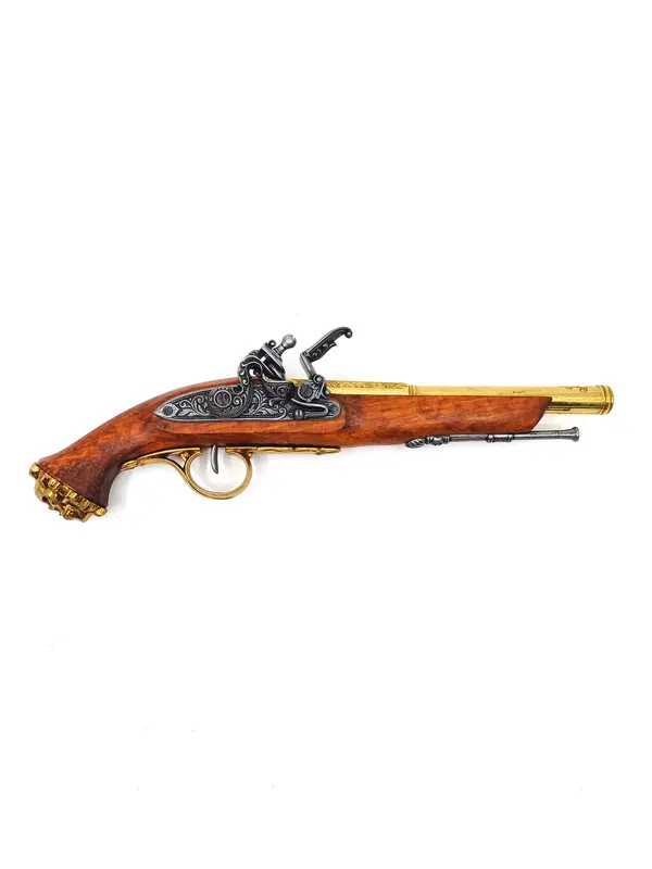 Denix 18. Yüzyıl Çakmaklı Korsan Tabancası Replikası - 36 cm
