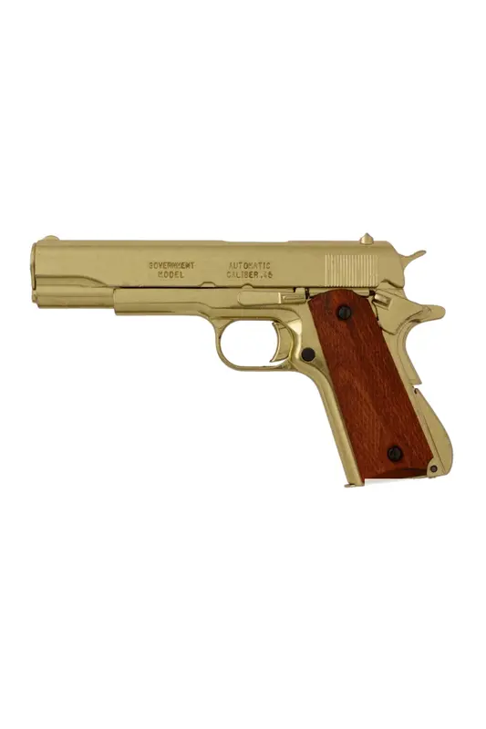 Denix Colt M1911A1 Otomatik Gold Tabanca Replikası – ABD 1911