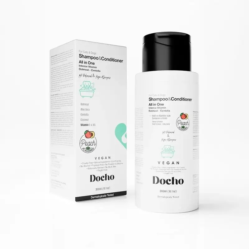 Docho Köpek Şampuan ve Krem - All in One - Zengin Vitamin