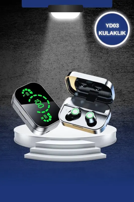 Dokunmatik Akıllı Saat Yeni Nesil Kulaklık Kampanyası Bluetooth Bağlantılı ANC Özelliği