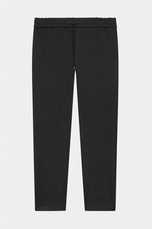 Dondup Dom Regular Fit Beli Lastikli Çizgili Jogger Pantolon