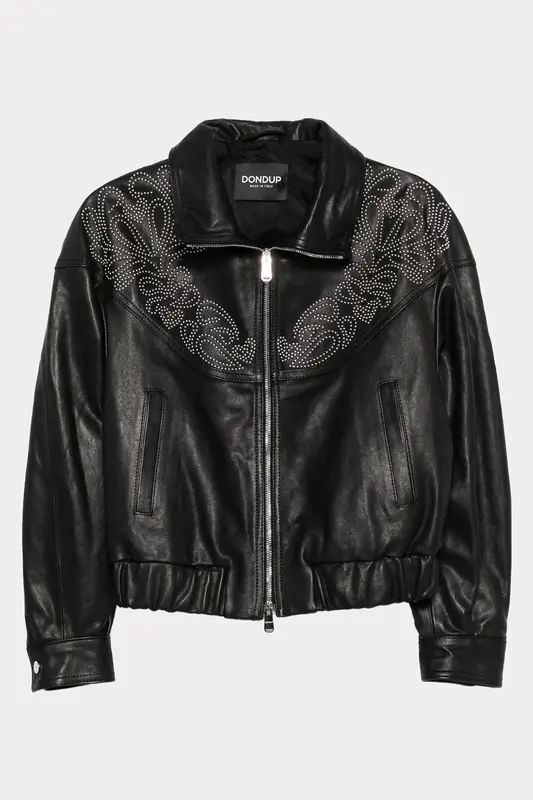 Dondup Relaxed Fit Deri Ceket