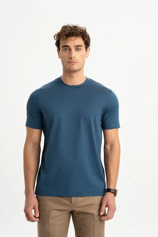 DÜMREK Havacı Merserize Kısa Kollu T-Shirt