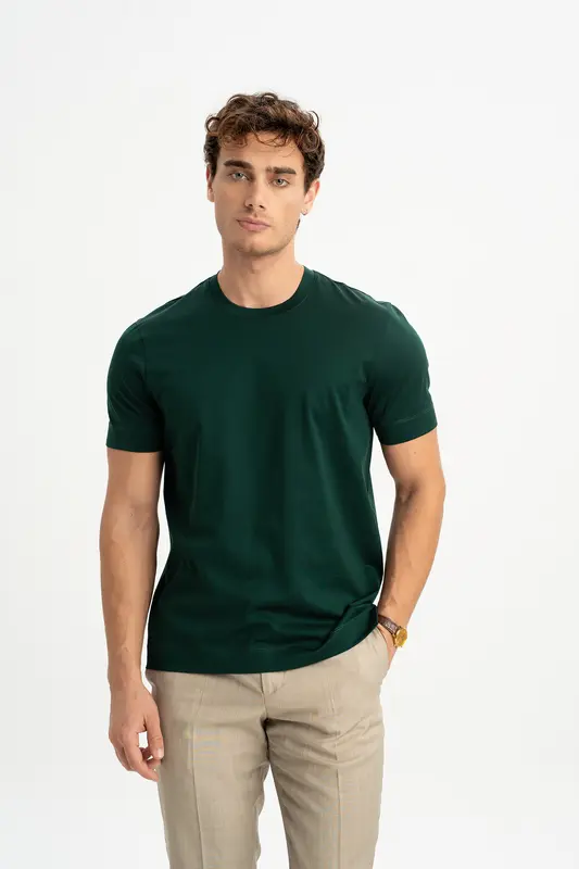DÜMREK Nefti Merserize Kısa Kollu T-Shirt