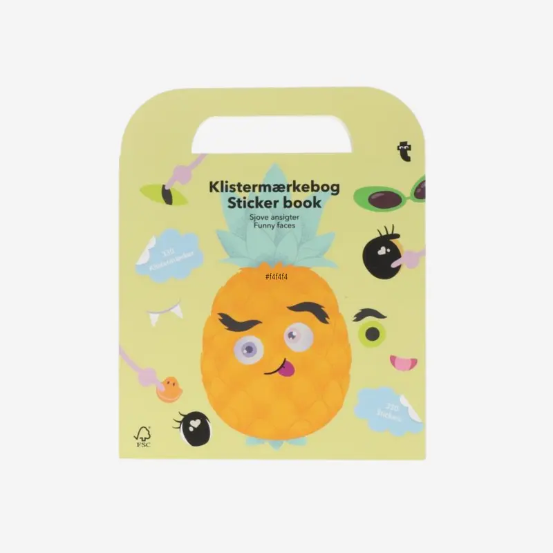 Eğlenceli Yüzler Sticker Kitabı