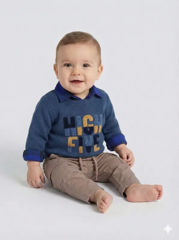 Erkek Çocuk 3'lü ALt Üst Takmı 6-36 Ay 2519