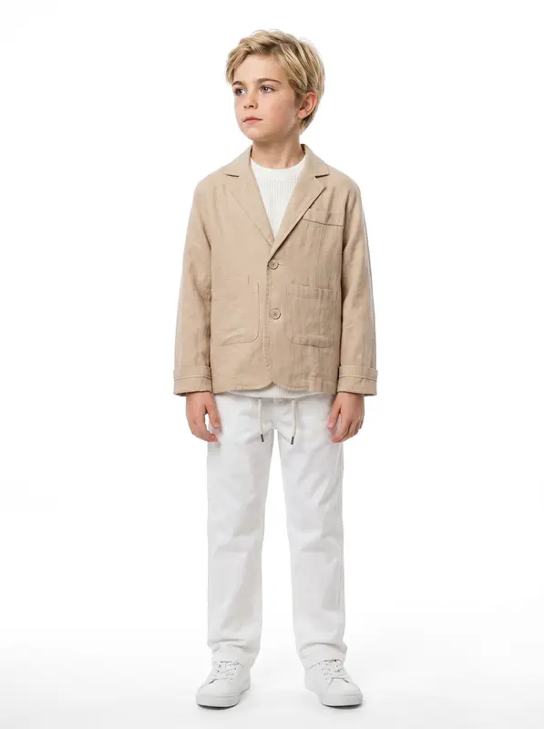 Erkek Çocuk Yazlık 3'li Alt Üst Takım /T/ 8-14 Yaş 13533