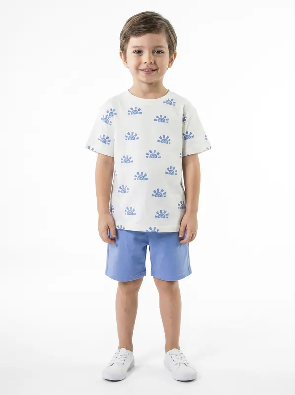 Erkek Çocuk Yazlık Pijama Takımı 2-6 Yaş 44558